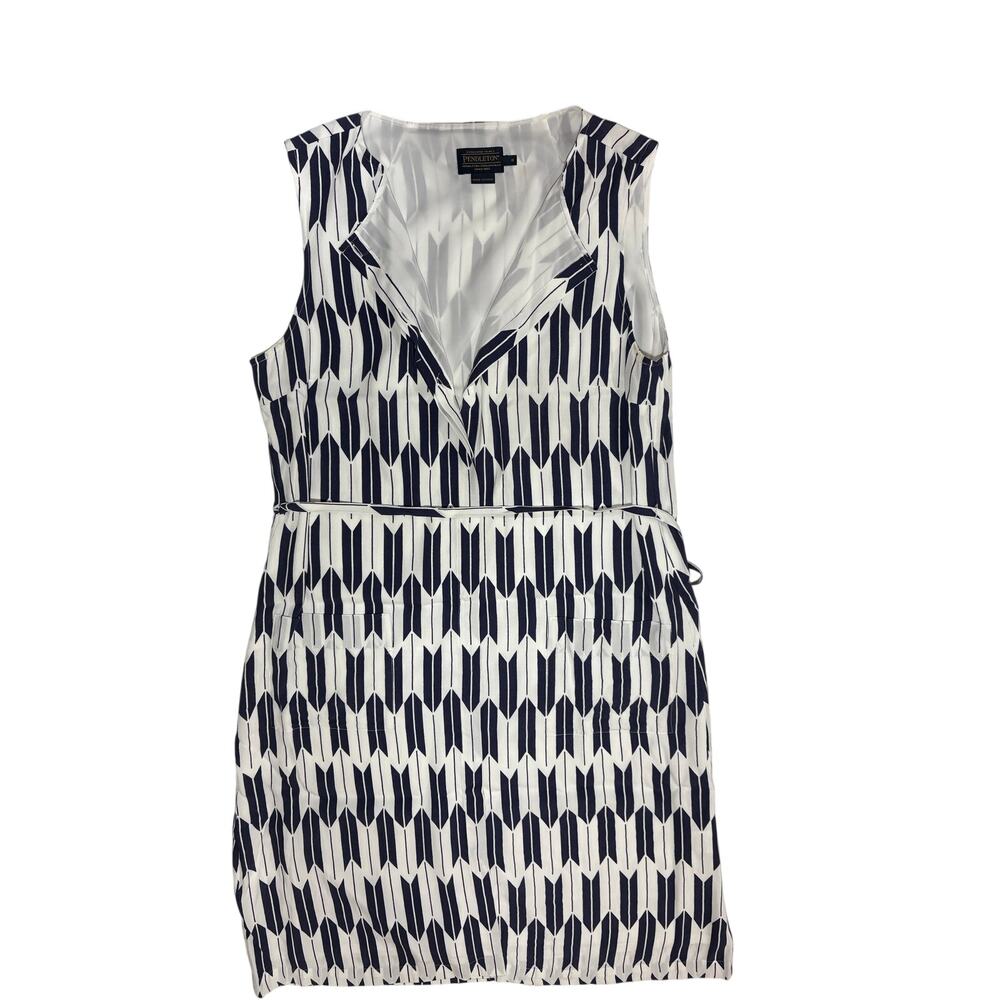 PENDLETON SLEEVELESS GEOMETRIC PATTERN DRESS - MO… - image 2